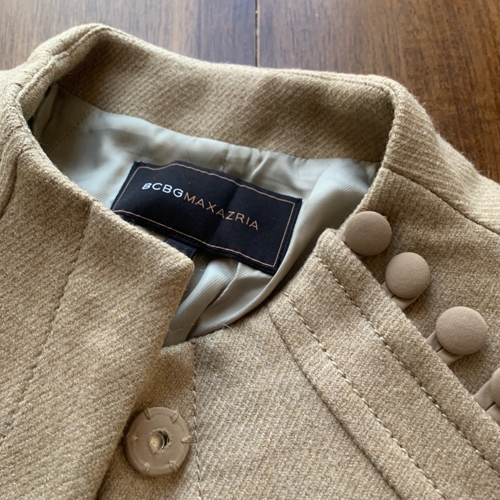 Beige Ruched Jacket - Picture 7 of 8